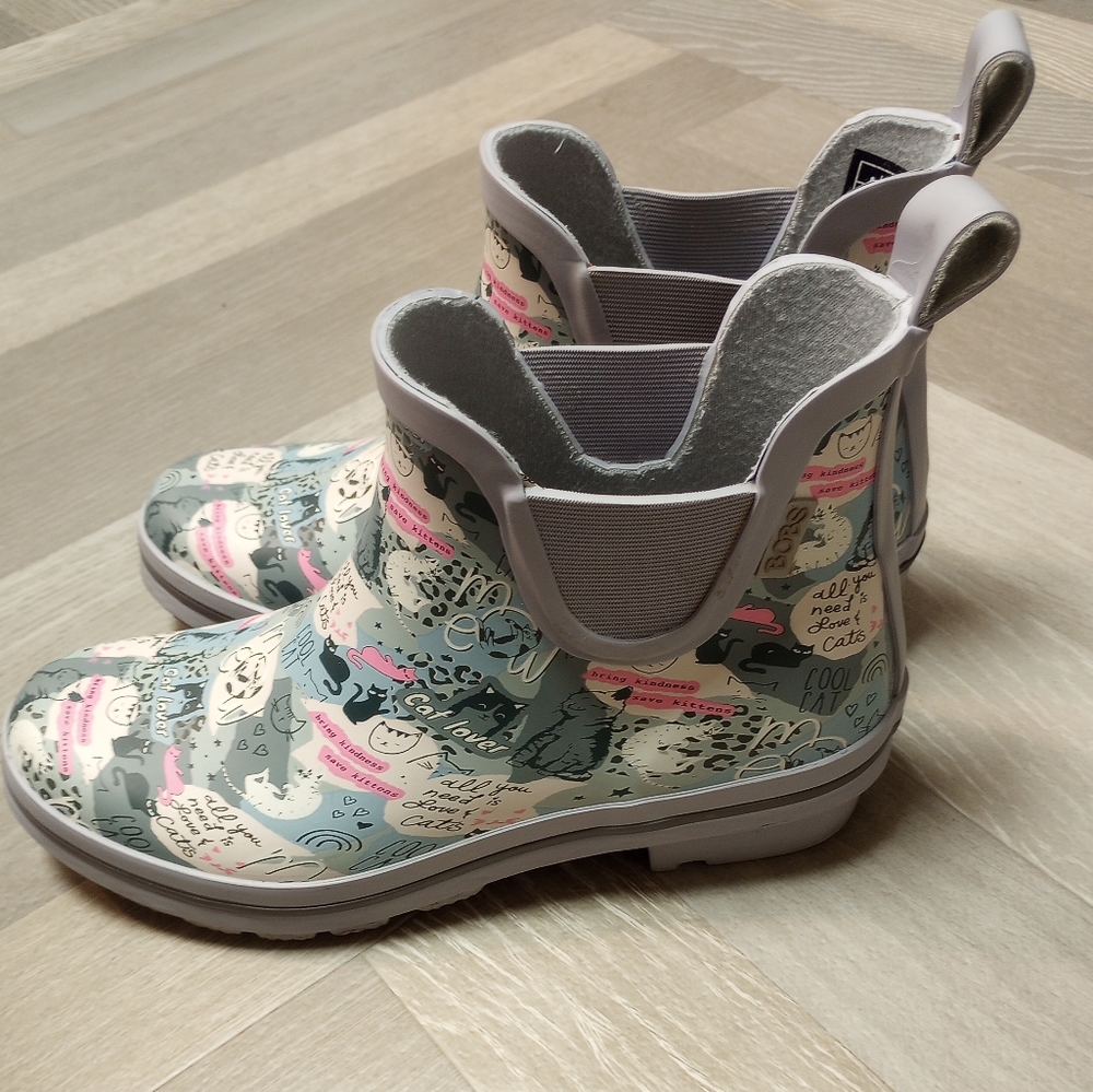 Cat Lover Rain Boots